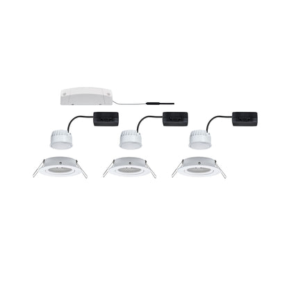 Paulmann Bundle Einbauleuchte Nova Coin 3er-Set 3x6,5W 2700K