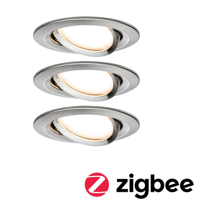 Paulmann Bundle Einbauleuchte Nova Coin 3er-Set 3x6,5W 2700K