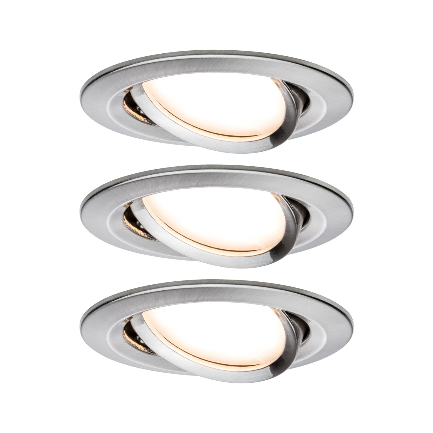 Paulmann Bundle Einbauleuchte Nova Coin 3er-Set 3x6,5W 2700K