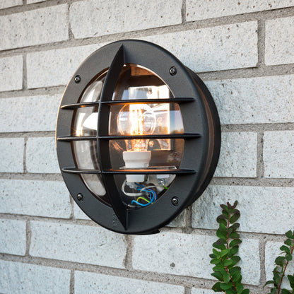 Konstsmide Wandleuchte, Oden, klares Glas