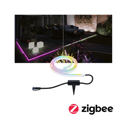 Paulmann Bundle Plug & Shine LED Stripe Smooth IP67 RGBW+ 11W Weiß