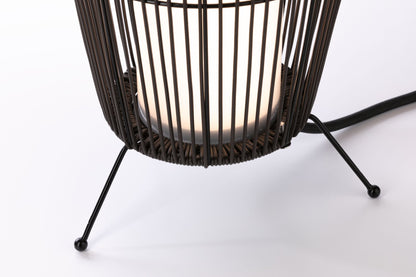 Paulmann Bundle Plug & Shine LED Lichtobjekt Basket IP44 3000K 7,8W Braun