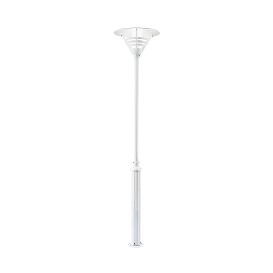 Konstsmide Stehleuchte Gemini matt weiss, opales Glas