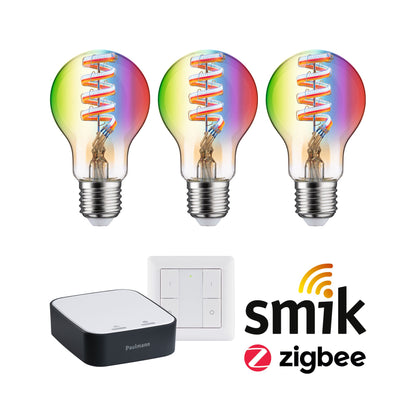 Paulmann Preisattraktives Starterset LED Birne Smart Home Zigbee 3.0