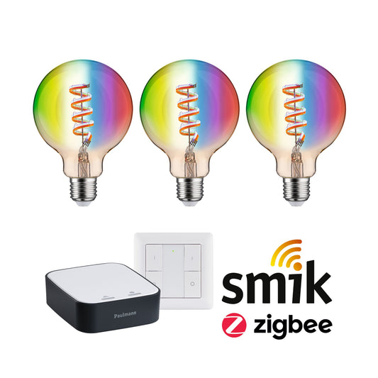 Paulmann Preisattraktives Starterset LED Birne Smart Home Zigbee 3.0