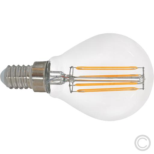 EGB Filament Tropfenlampe klar E14 4W 490lm 2700K