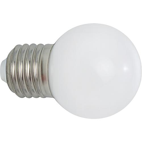 EGB LED Tropfenlampe IP54 E27 0,9W hellweiß 6700K