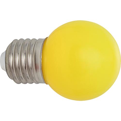 EGB LED Tropfenlampe IP54 E27 1W gelb