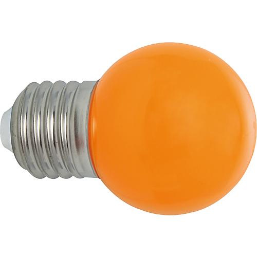 EGB LED Tropfenlampe IP54 E27 1W orange