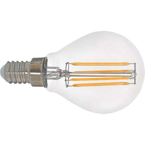 EGB Filament-DIM Tropfen klar E14 5W 470lm 2700K