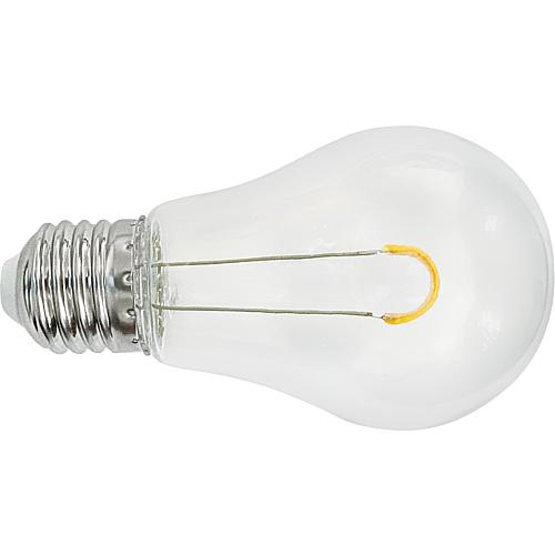 EGB LED Filamentlampe A60 E27 0,8W 40lm 2700K klar