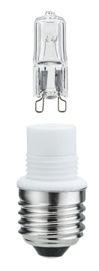 Paulmann Sockelset E27 mit 42W G9 Klar Minihalogen