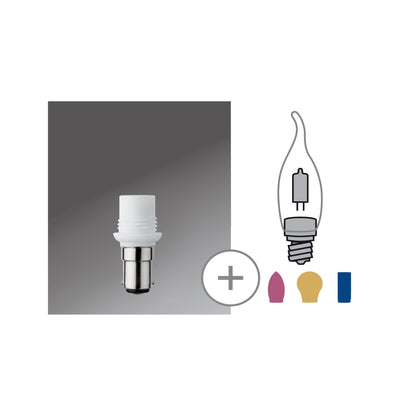 Paulmann Minihalogen Sockel für G9 Stiftsockel B15d 230V Weiß