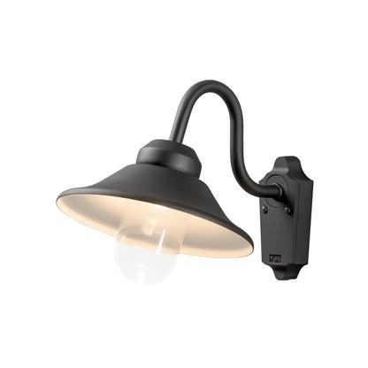 Konstsmide Vega Wandleuchte lackiertes Aluminium schwarz LED