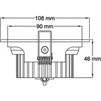 Deko-Light COB 95 10W silberfarben gebürstet