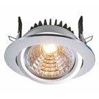 Deko-Light COB 95 10W silberfarben gebürstet