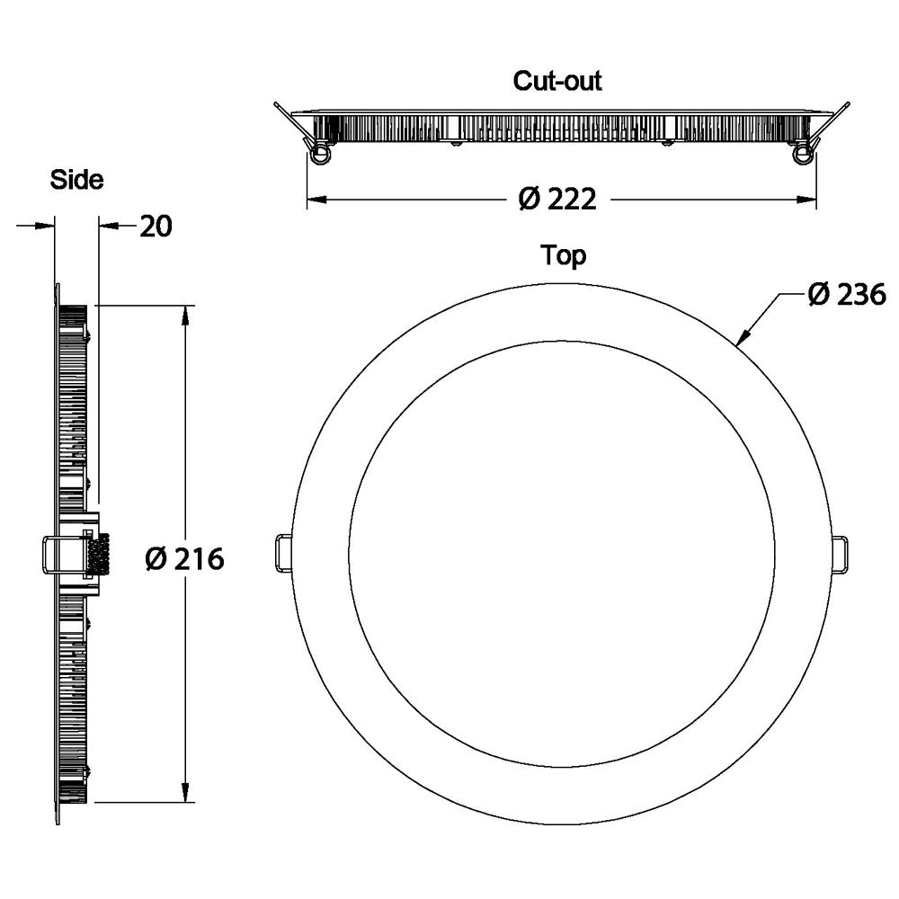 Deko-Light LED Panel 16 13W weiß