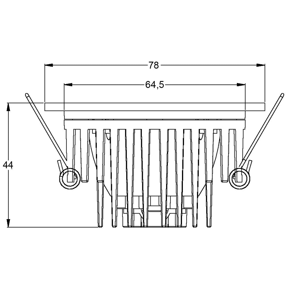 Deko-Light COB 68 IP65 6,5W silberfarben