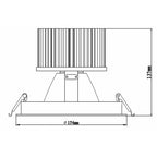 Deko-Light COB44 45,6W weiß