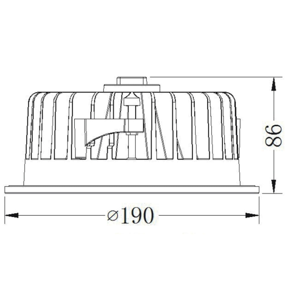 Deko-Light COB 170 25,6W weiß