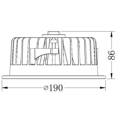 Deko-Light COB 170 25,6W weiß