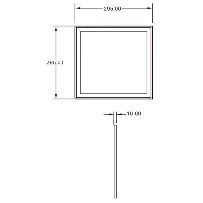 Deko-Light Einbauleuchte Panel 3000K Small 700mA 25W 2500lm