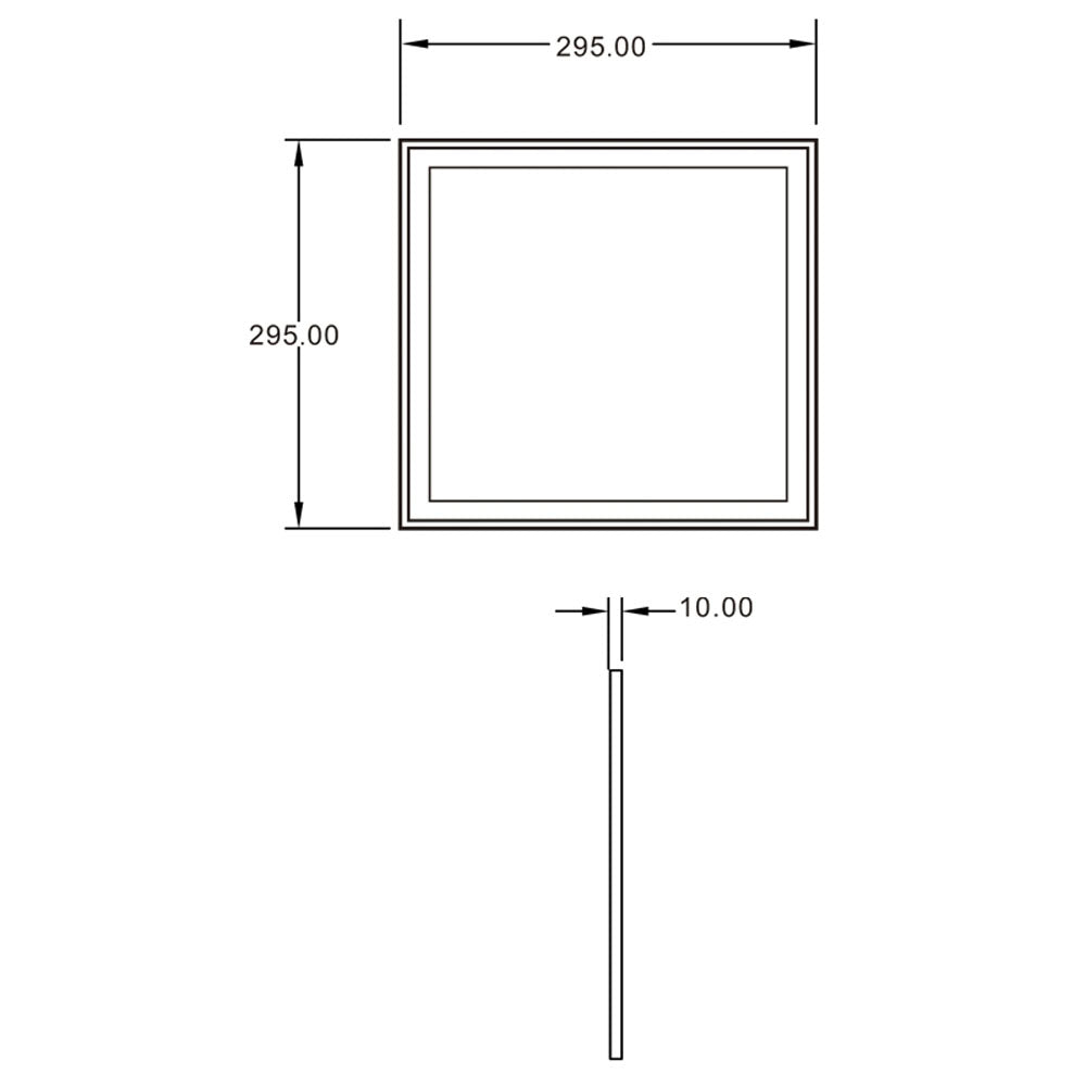 Deko-Light Einbauleuchte Panel 4000K Small 700mA 25W 2500lm