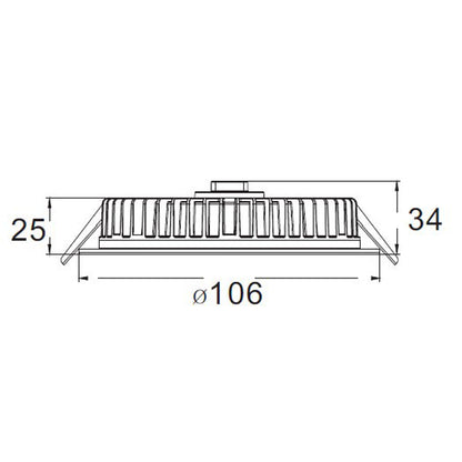 Deko-Light LED Panel Round III 6 6,3W weiß
