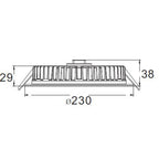 Deko-Light LED Panel Round III 26 26W weiß