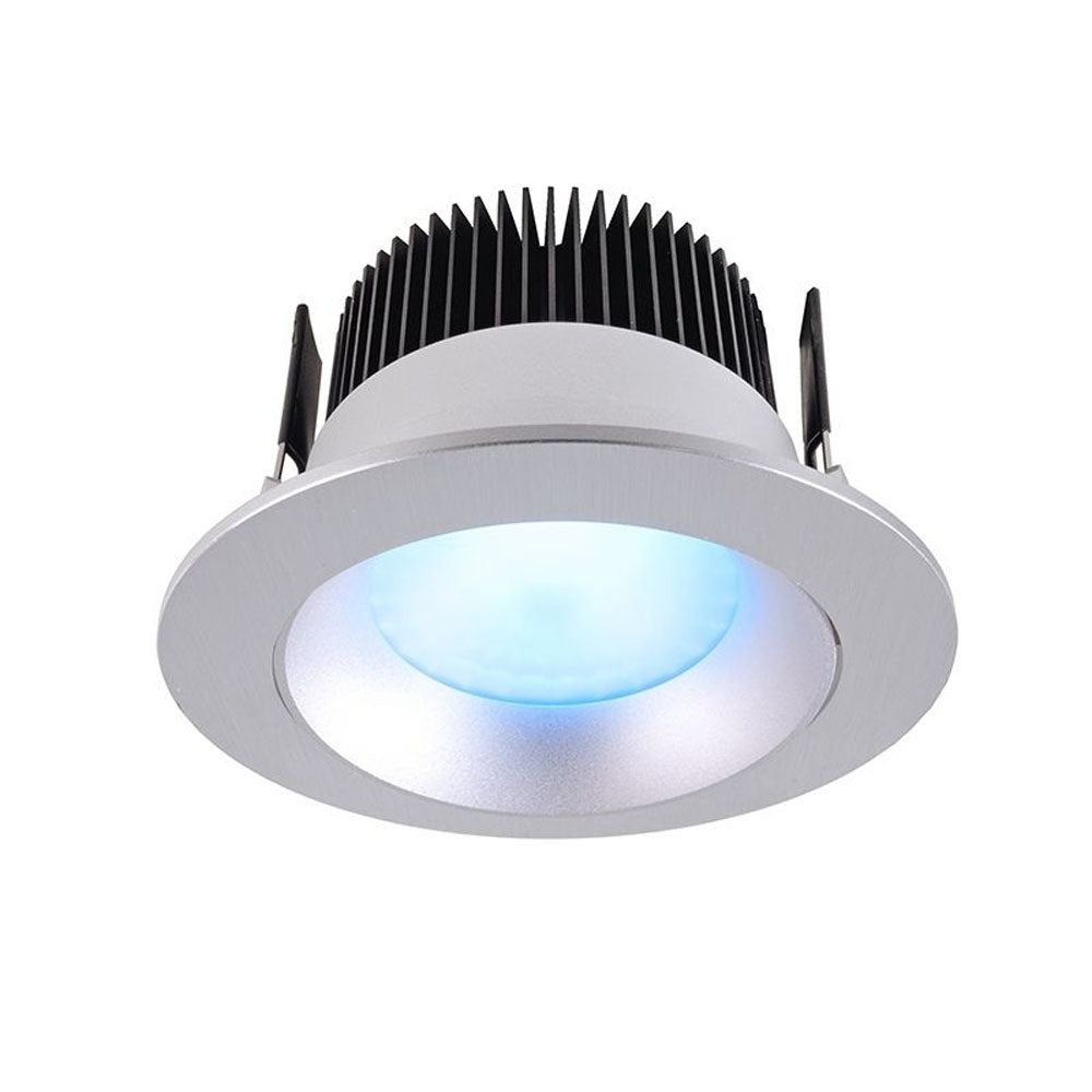 Deko-Light Downlight / Deckeneinbaustrahler COB 94 RGBW 24V 16W 3000K 710lm Silber