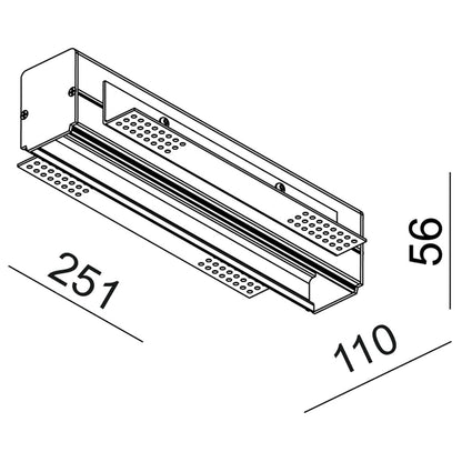 Deko-Light Downlight / Deckeneinbaustrahler Ceti10 Hide 28-29V 20W 2900K 1545lm sw