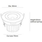 Deko-Light Lesath 8,5W schwarz