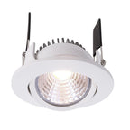Deko-Light COB-68-350mA-4000K-rund-flach 5W weiß