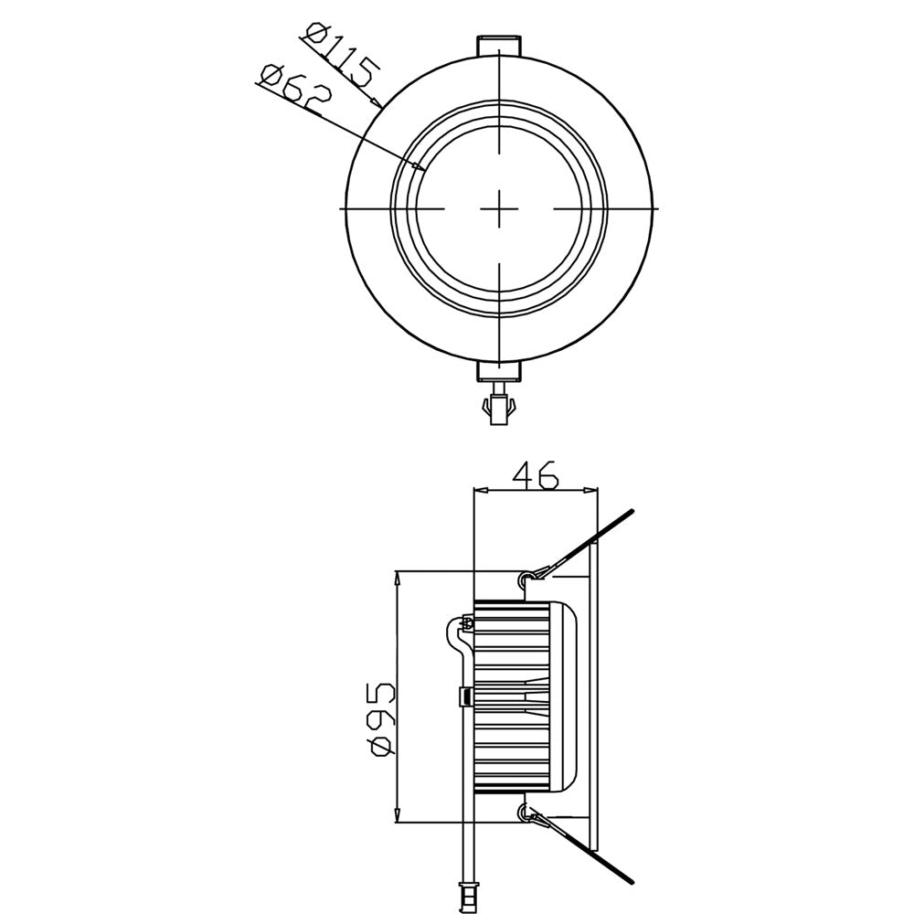 Deko-Light COB-95-24V-4000K-rund 12W weiß