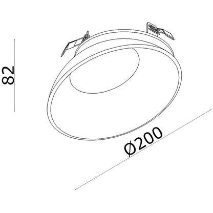 Deko-Light Kaus 14,5W weiß matt