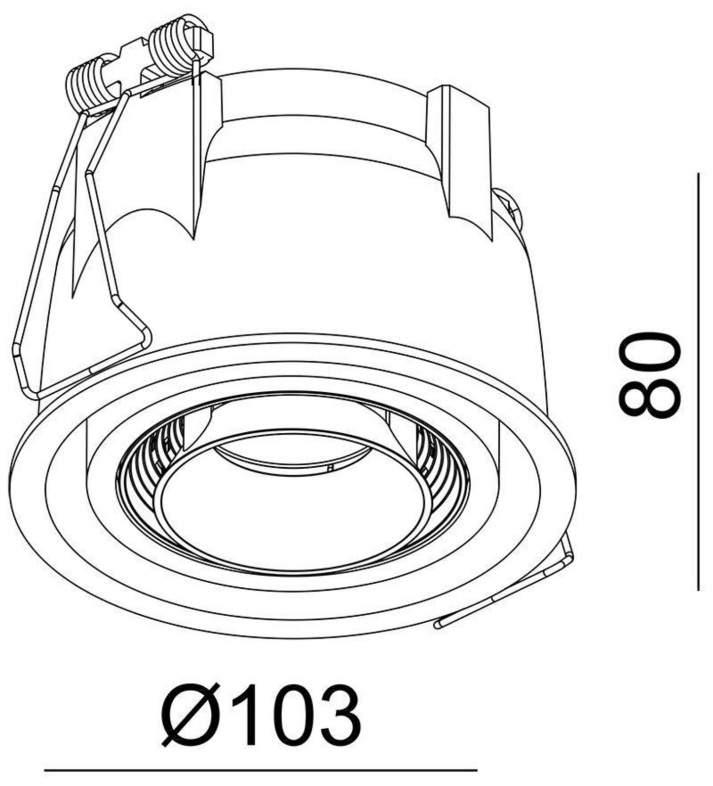 Deko-Light Uni 2 Mini Tilt, 9 W, 3000 K, Schwarz