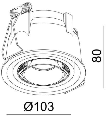 Deko-Light Uni 2 Mini Tilt, 9 W, 3000 K, Schwarz