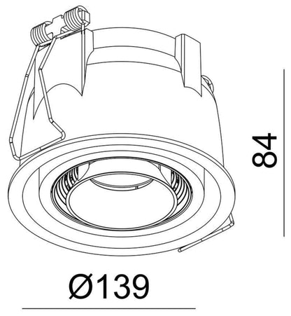 Deko-Light Uni 2 Tilt, 12 W, 3000 K, Schwarz