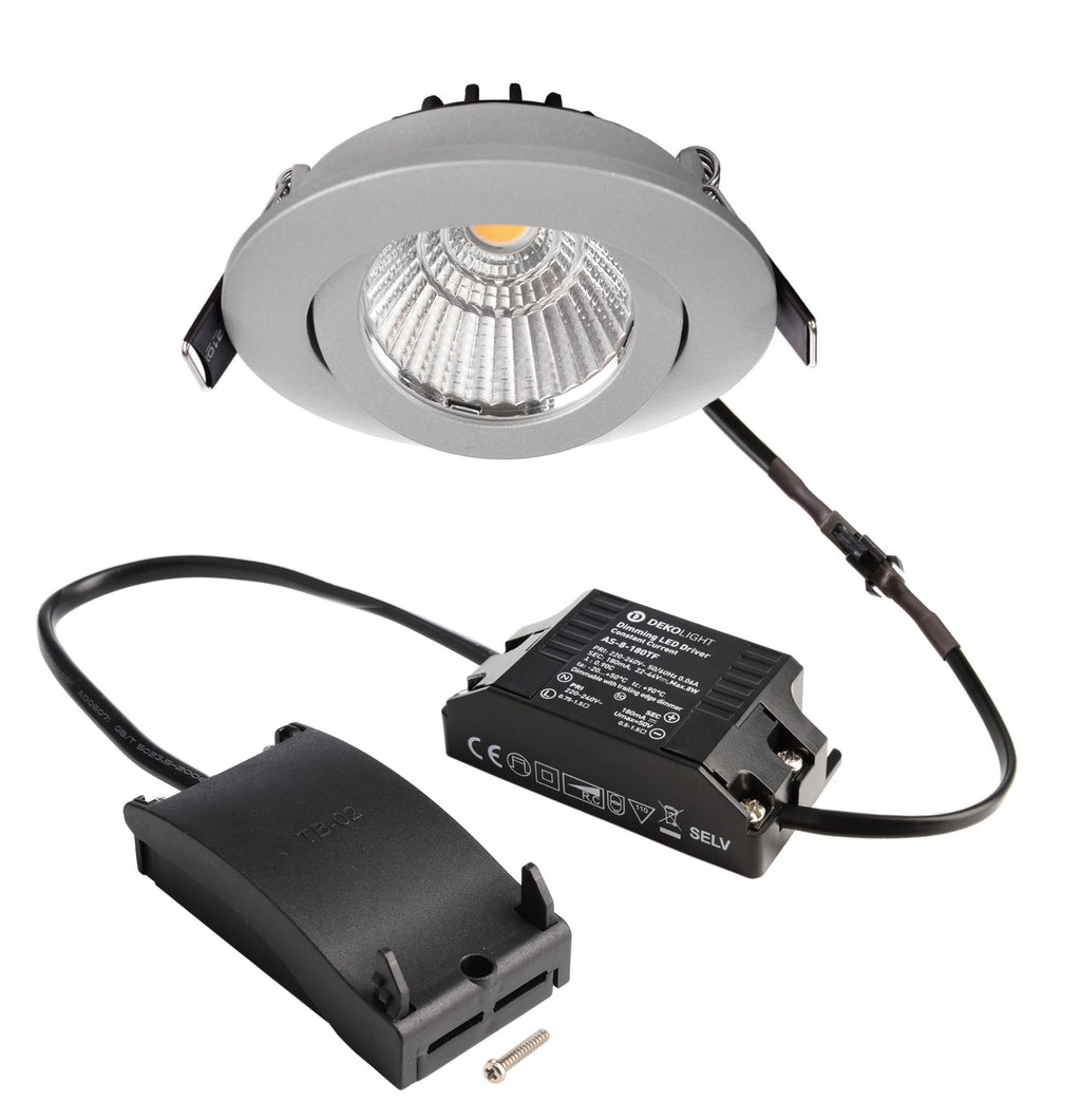 Deko-Light Dione, 8,5 W, DIM, 2700 K, Silber
