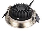 Deko-Light Dione IP44, 8,5 W, DIM, 2700 K, Nickel