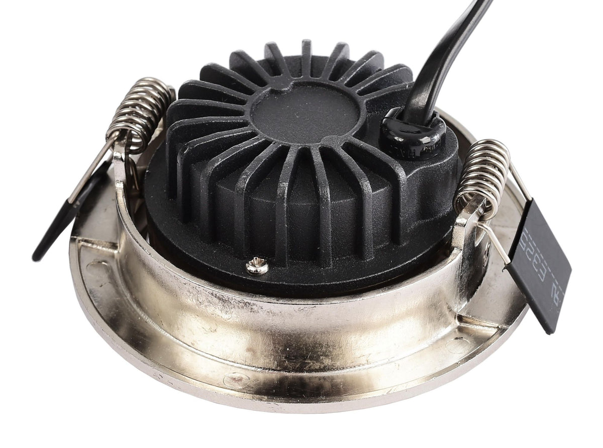 Deko-Light Dione IP44, 8,5 W, DIM, 2700 K, Nickel