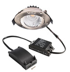 Deko-Light Dione IP44, 8,5 W, DIM, 2700 K, Nickel