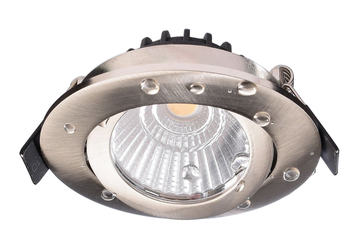 Deko-Light Dione IP44, 8,5 W, DIM, 2700 K, Nickel