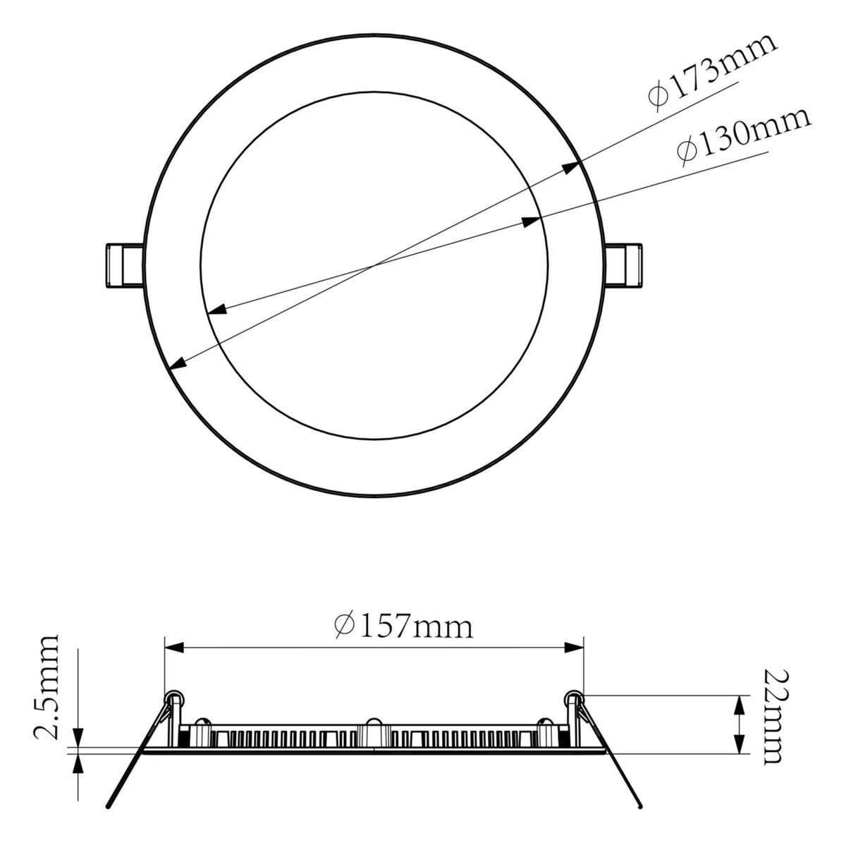 Deko-Light Anik CCT Rund 165, 12 W, DIM, 2700-6500 K, Weiß