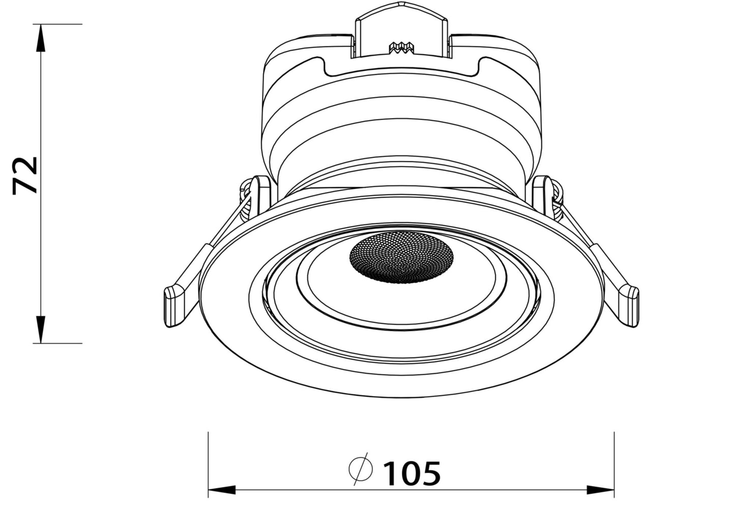 Deko-Light Surtur Tilt, 9 W, DTW, 1800-2700 K, Weiß