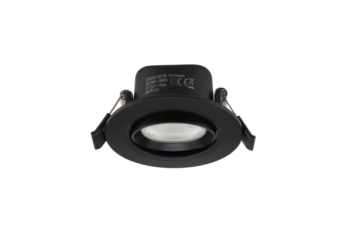 Deko-Light Surtur Tilt, 6 W, DTW, 1800-2700 K, Schwarz