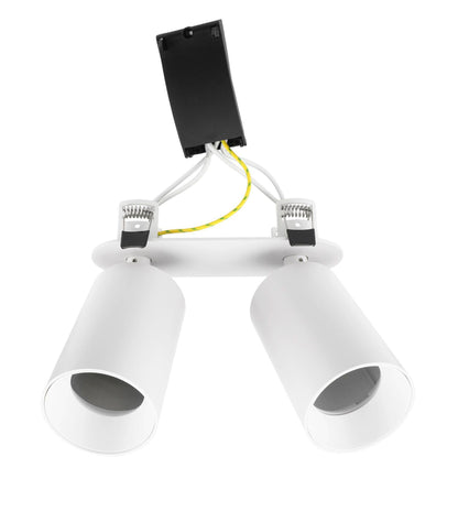 Deko-Light Can Tilt Round, 2x 7,5 W GU10, Weiß
