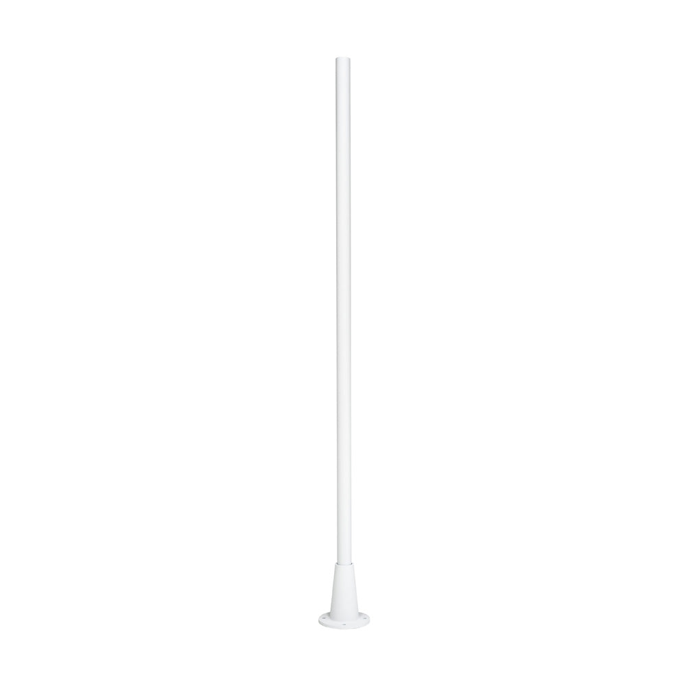Konstsmide Pfahl Pegasus, weiss matt, Aluminium