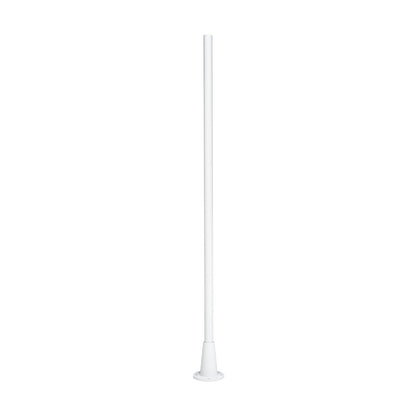 Konstsmide Pfahl Pegasus, weiss matt, Aluminium