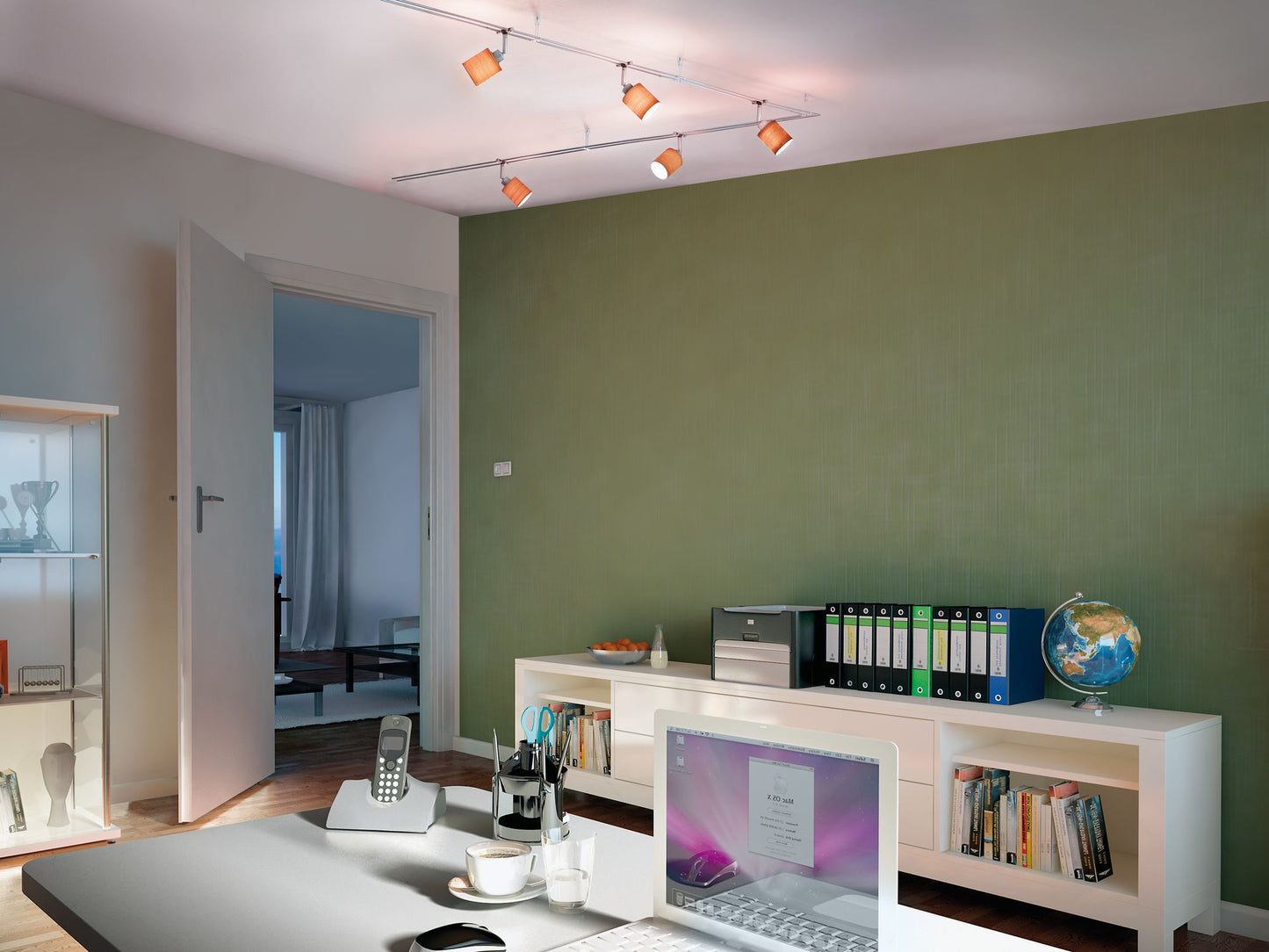 Paulmann DecoSystems Schirm Zyli max.50W Glas Braun